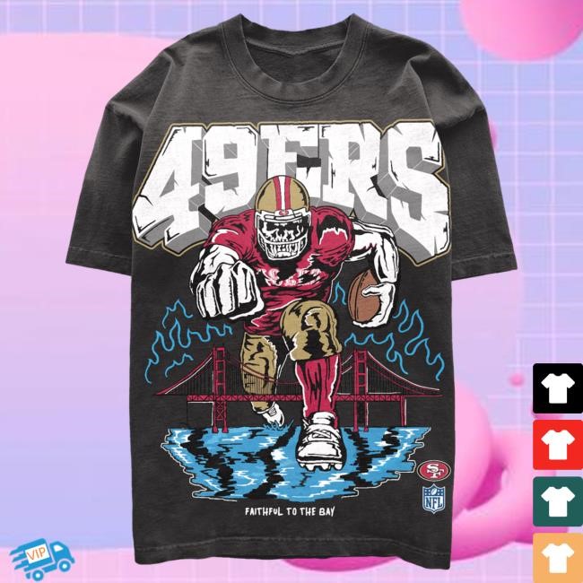 Warren Lotas NFL FootBall NLF Faithful To The Bay T-Shirt Visual