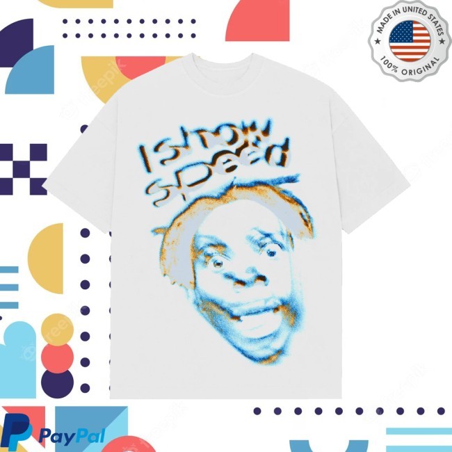 Blurred Photo White New Shirt – IShowSpeed Shop