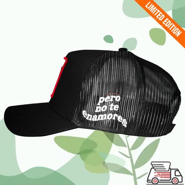 Fuerza Regida Pero No Te Enamores - Black Cap | Fuerza Regida Merch Store Official