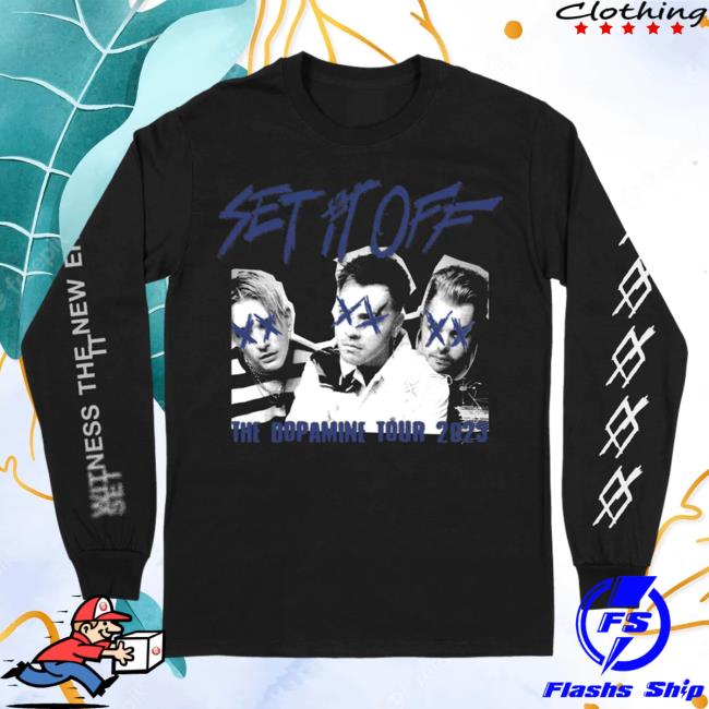 Official Set It Off Band Merch The Dopamine Tour 2023 Sweatshirt