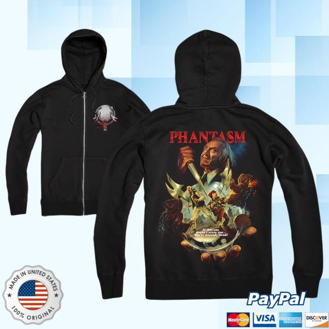 Official Cavity Colors Phantasm: Now You Die - Zip Up Popover Hoodie