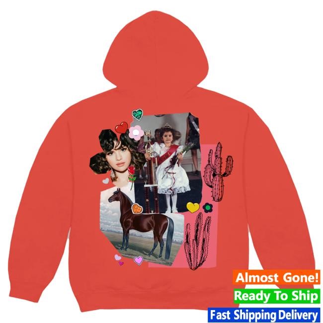 Official Selena Gomez Merch Store Selena Gomez Lucky Attractive Hoodie Selena Gomez Apparel Clothing Shop SelenaGomez