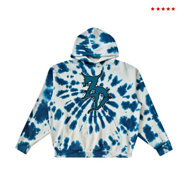 Official Zeds Dead Merch Cyberdyne Tie Dye Sweatshirt