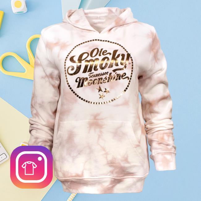 Official Ole Smoky Distillery Store Lotus Starburst Tie Dye Attractive Hoodie Tie-Dye