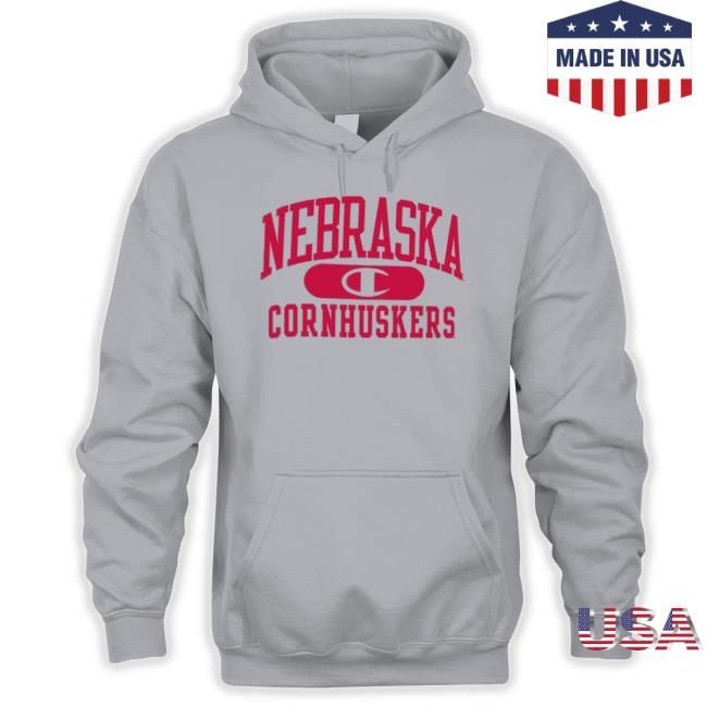 Champion Nebraska Huskers Arch Pill Tee Shirt