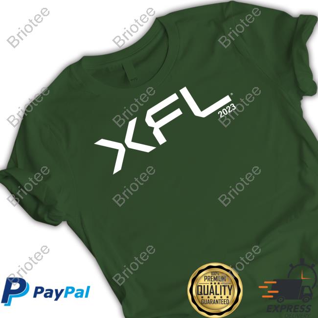 Official Xfl Horizontal Logo 2023 Tee Shirt Danawhite