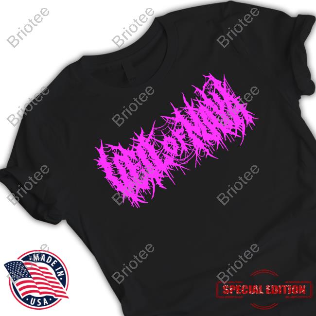Veil Of Maya Merch Death Metal (Pink) Black Shirt Veilofmayaband