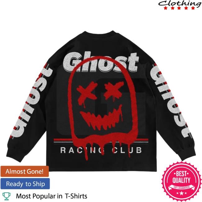 Official Ghost Racing Apparel Ghost Racing Ghost Club L/S T Shirt - Black