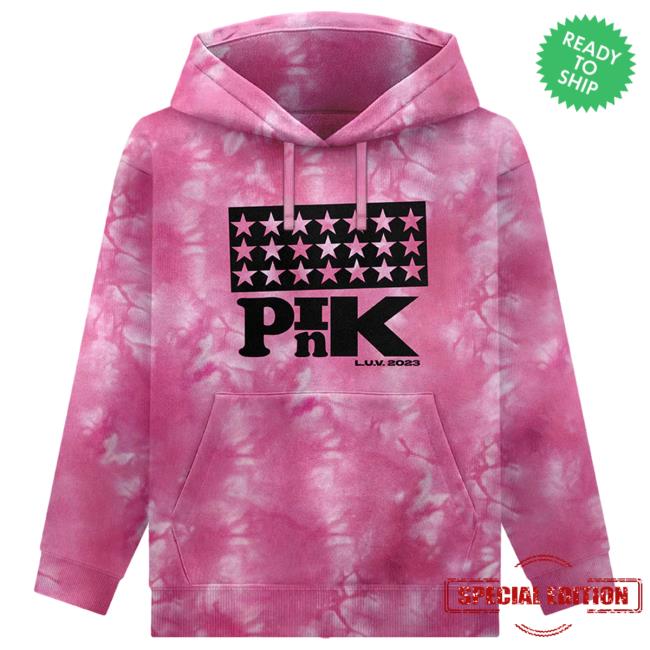 Pink Luv 2023 Tie Dye TShirt