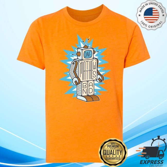 Official Dave Matthews Band Merch Store Youth Robot Shirts