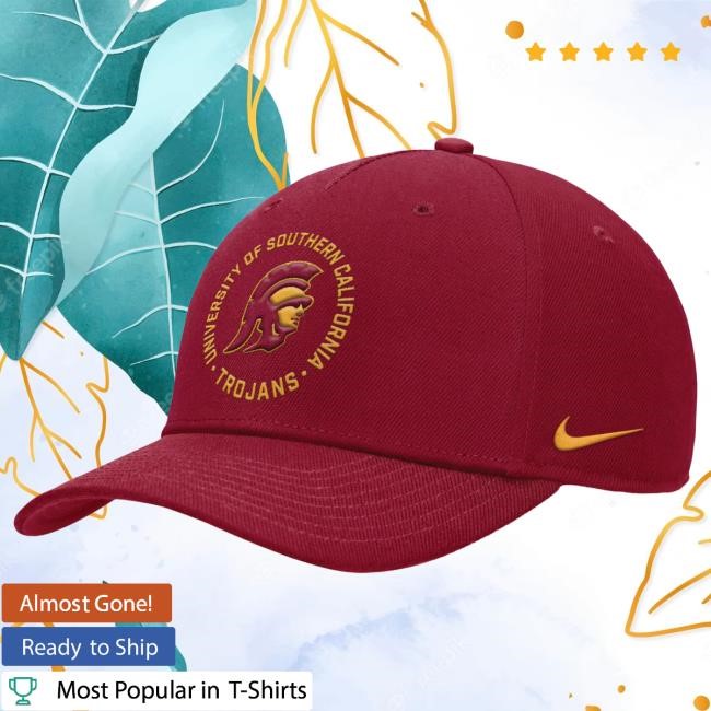USC Trojans Nike Tommy Head U of So Cal Team Rise Primetime Structured Adjustable Snapback Hat USC Bookstores Official