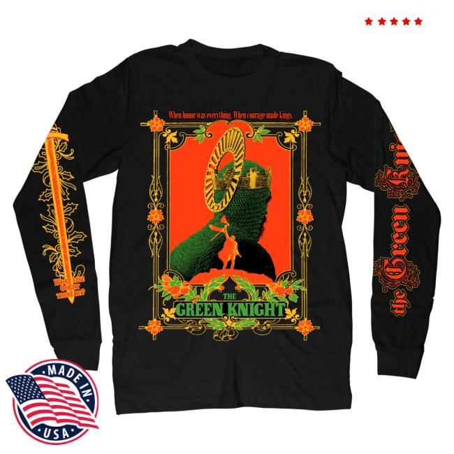 Official Studiohouse Designs The Green Knight Long Sleeve Shirts