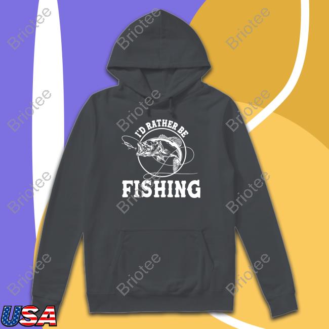 Fishinghero I'd Rather Be Fishing Tee Shirt