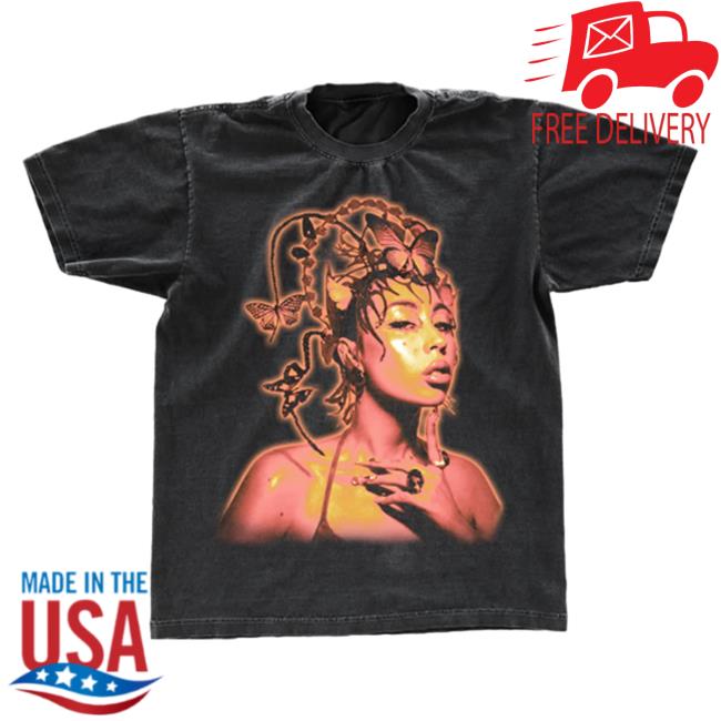 Official Kali Uchis Merch Store Rmiv West Coast Tour Black Attractive Shirt Kaliuchis Clothing Shop