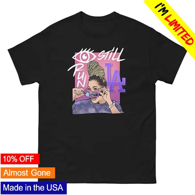 Official Natalie Lashes Merch I Still Run La Hooded Sweatshirt