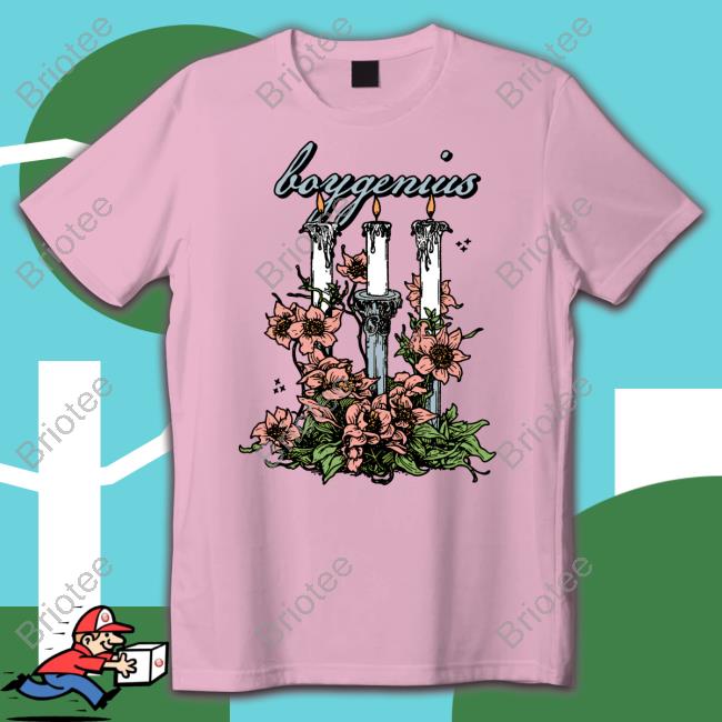 Official Boy Genius Merch 3 Candles Long Sleeve Tee