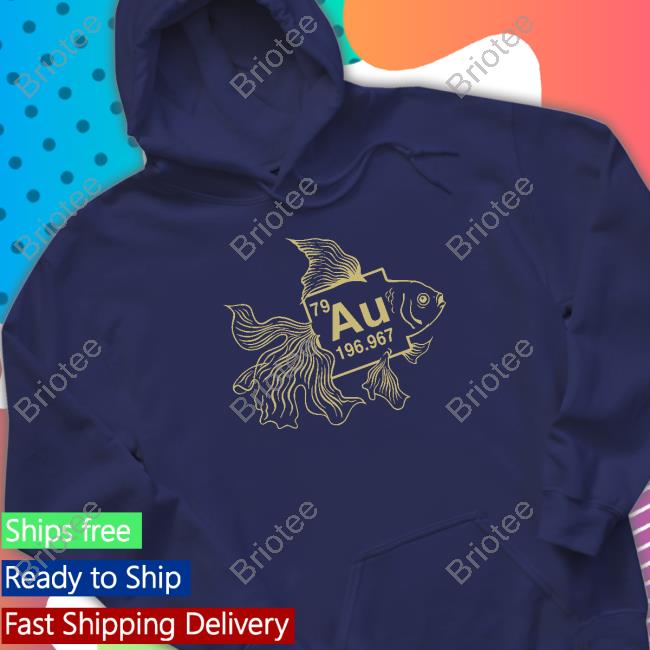 Gold Fish T Shirt Au Chemistry Science