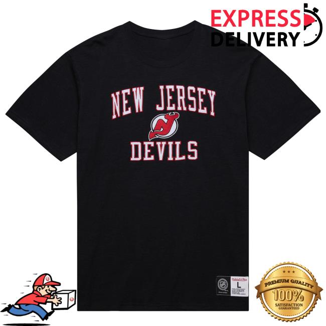 Official Legendary Slub SS Tshirt Current Logo New Jersey Devils