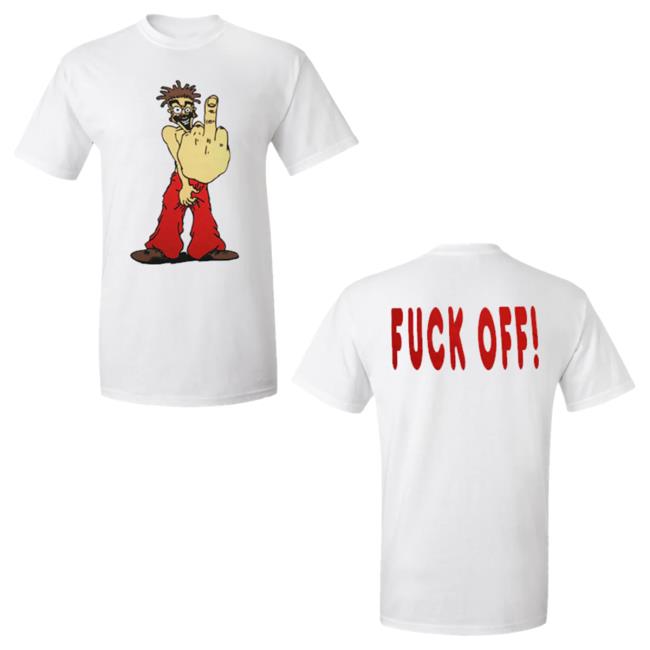 Official Icp Merch Clothing Store Insane Clown Posse Shaggy 2 Dope Go Fuck Off! White Shirt New