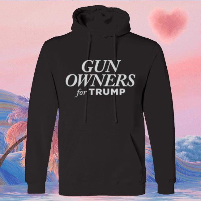 Official Donald Trump Merch Store Donald Trump Gun Owners For Trump Black Top Shirt Donald Trump Apparel Clothing Shop DonaldTrump