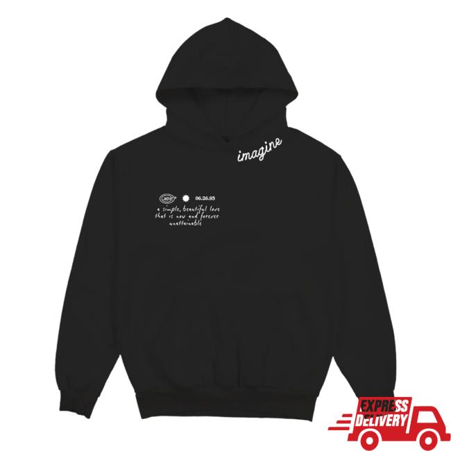 Official Honeymoon Merch Imagine Honeymoon Hooded Sweatshirt