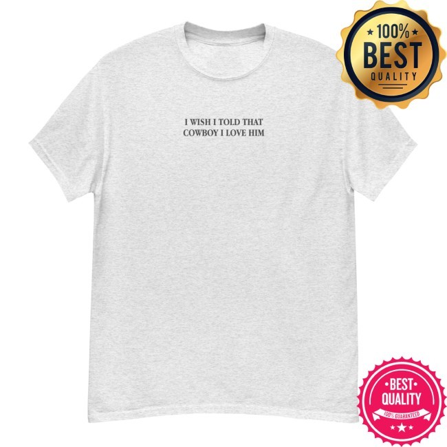 Official I Wish I Told Him Shirt - Midnight Bandit