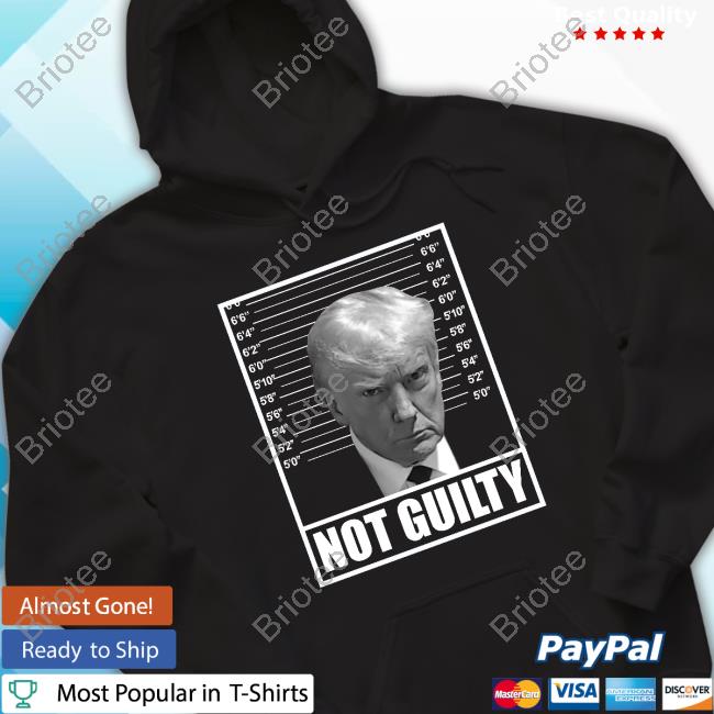 Official Hodgetwins Merch Trump Mugshot Not Guilty Shirt Official Hodgetwins Merch Trump Mugshot Not Guilty Tee Shirt