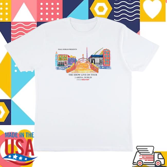 Limited Edition Dublin Night One Illustration Essential T Shirt Niall Horan | Official Merch