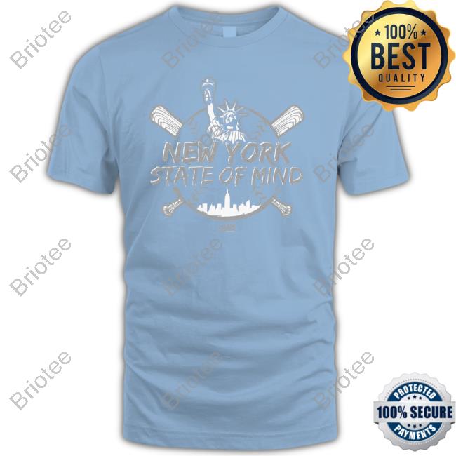 Official New York State of Mind New York Baseball Smack Tee Shirt