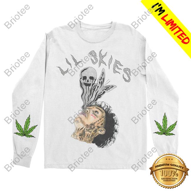 Official Lil Skies Clothing Store Shop Skies Smoke Crewneck Sweatshirt Lilskies Merch