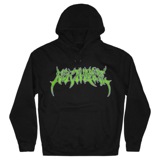 Official Merch Now Northlane Green Logo Black Hoodie MerchNow