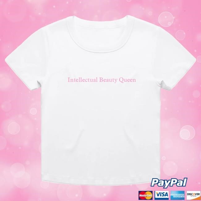 Official Wolf Alice Shop 'Intellectual Beauty Queen' White Baby Shirts WolfAlice