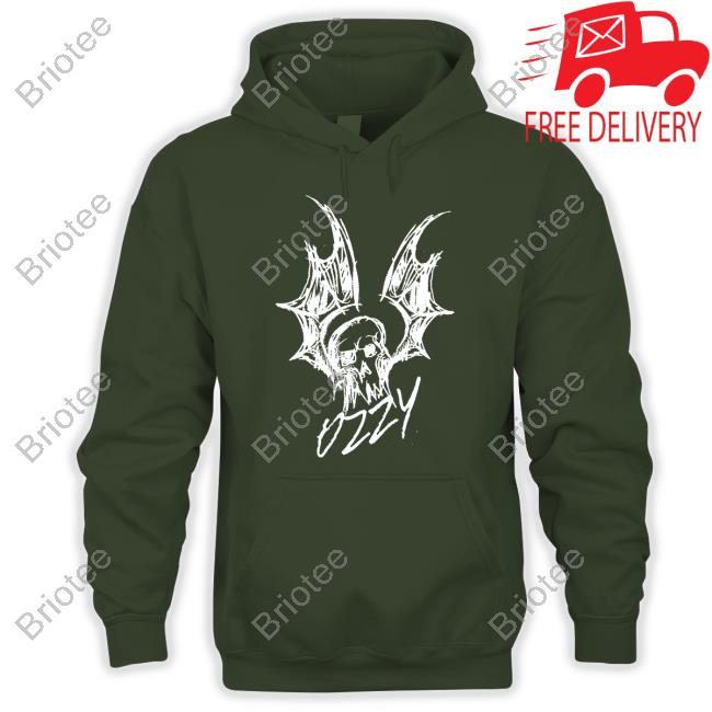 Ozzy Osbourne Merch Bat Sketch Black Sweatshirt Ozzy Osbourne Merch Bat Sketch Black Shirts