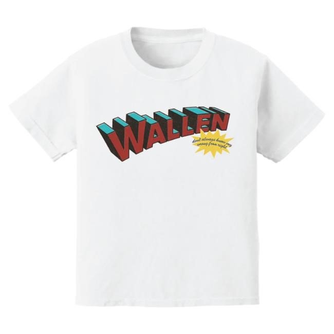 Official Morgan Wallen Merch Store Morgan Wallen Wallen Superman Kids Tee