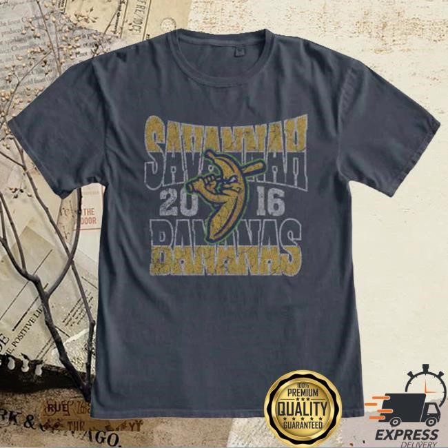 Official Savannah Bananas Clothing Bananas Blue 84 Side Scroll Top Shirt SavannahBananas