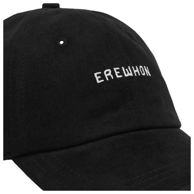 Official Erewhon Dad Cap | Brushed Twill Black Erewhon Market
