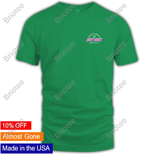 Official Barstool Sports Healthy Debate Jetski Rental Tee Shirt