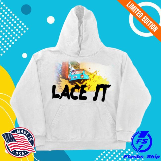 Official Juice Wrld Merch Lace It Cover White Shirt 999Club