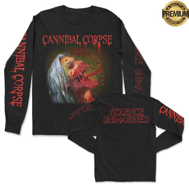 Official Kings Road Merch Store Cannibal Corpse Violence Unimagined Long Sleeve New Shirt (Black) Kings Road Shop CannibalCorpse