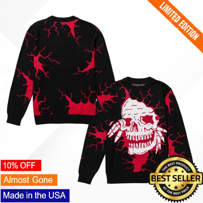 Official Lurking Class Clothing Crack Head Crewneck Black LurkingClass