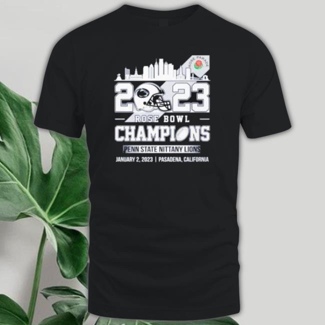 2023 Rose Bowl Champions Penn State Nittany Lions Skyline Crewneck Sweatshirt