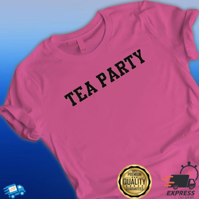 Daz Black Merch Tea Party Text Logo Shirt