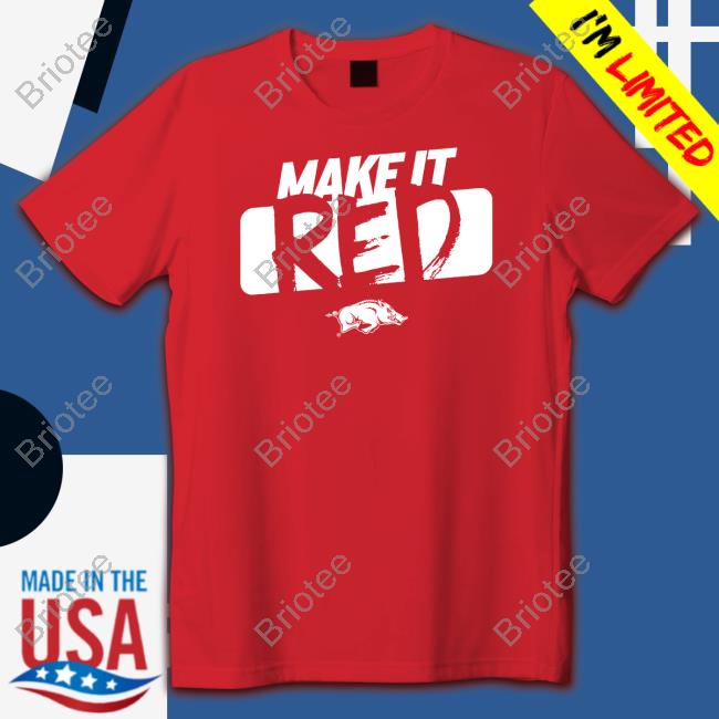 Official Arkansas Razorbacks Make It Red Hoodie