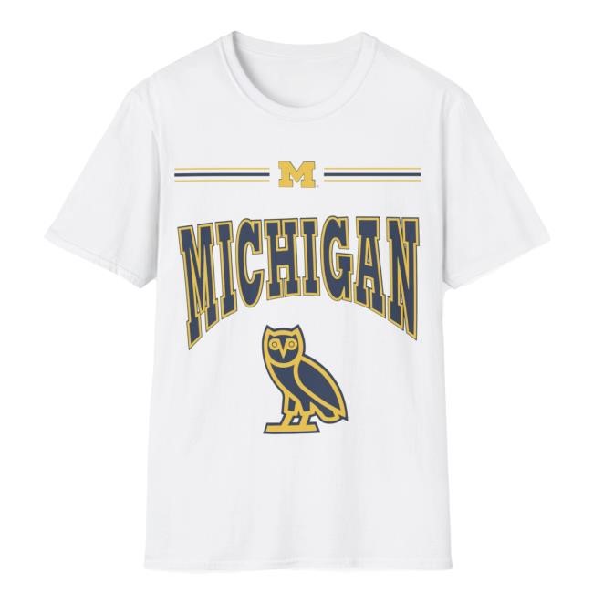Ncaa × Octobers Very Own OVO Michigan Shirt