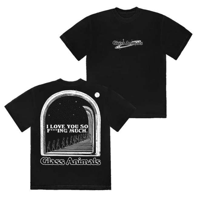 Official Glass Animals Merch Store Shop Glass Animals ILYSFM New Shirt in black GlassAnimals
