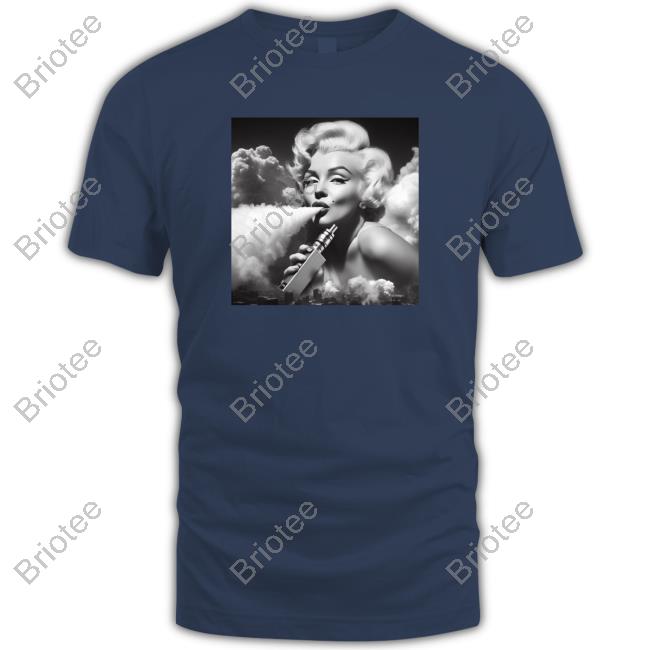 Official Tommyfication Marilyn Monroe Puffing Huge Clouds With Her Epic Vape Tee Shirt