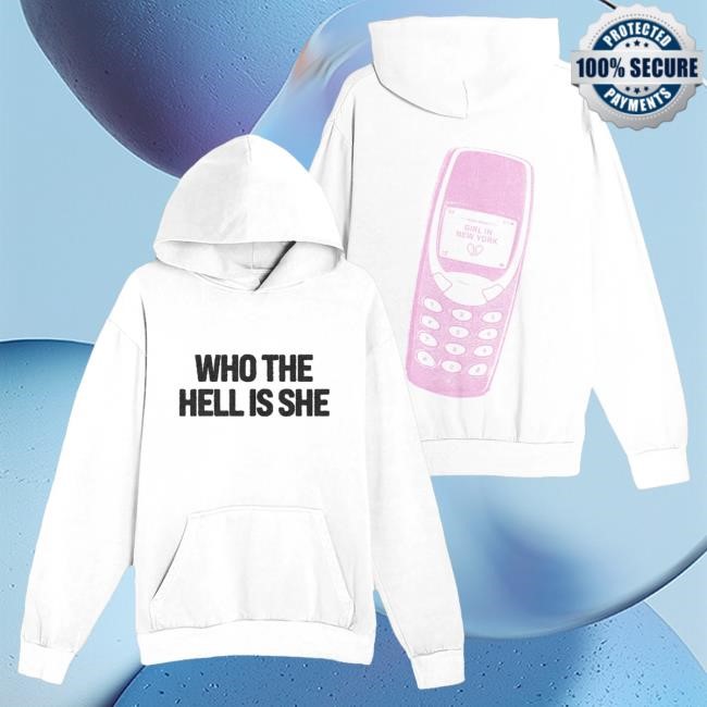Official Who The Hell Is She Pullover Hoodie
