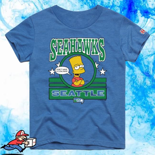 Official Seattle Seahawks Homage x The Simpsons Unisex Shirt - Royal