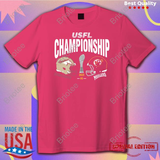 USFL Championship Birmingham Stallions Vs Pittsburgh Maulers Match Up Shirts