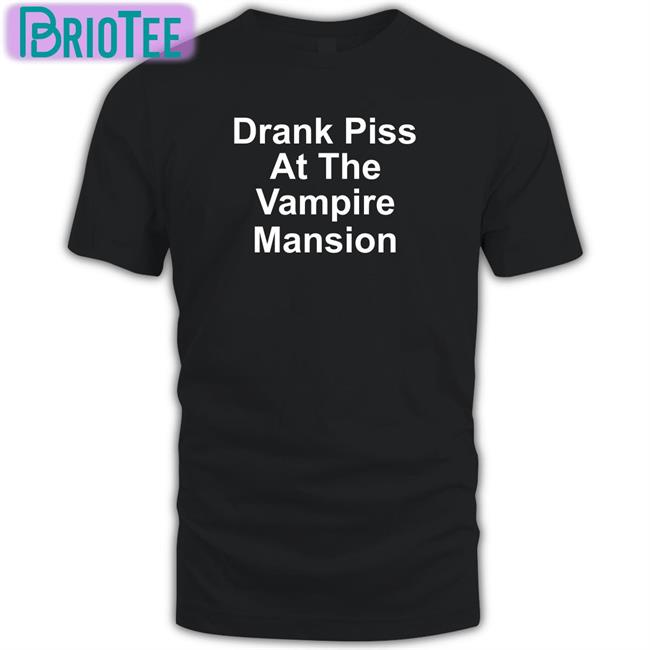 MCR merch store Drank Piss At The Vampire Mansion Long Sleeve Tee Demolitionrats